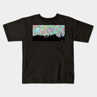 New York City in Silver Kids T-Shirt